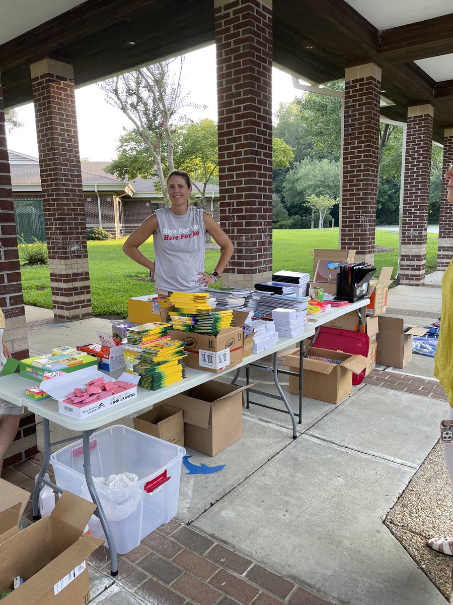 Round two of providing our EL students with the school supplies they need for a successful school year! <a href="/jamesriverdolph/">James River Dolphins</a> <a href="/JBMS_WJCC/">James Blair Middle School</a> <a href="/JamestownHigh/">Jamestown High</a> <a href="/WJCCSchools/">WJCC Schools</a>