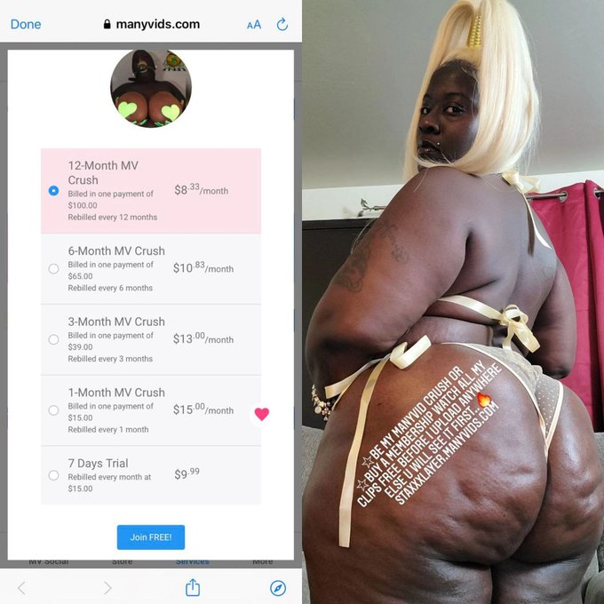 Onlyfans leaving 😢 but I still have my clips and would like u to be my manyvids crush....   ☆Be my manyvid<a href="/tag/realloyalfans"class="tags"><span>#realloyalfans</span></a>