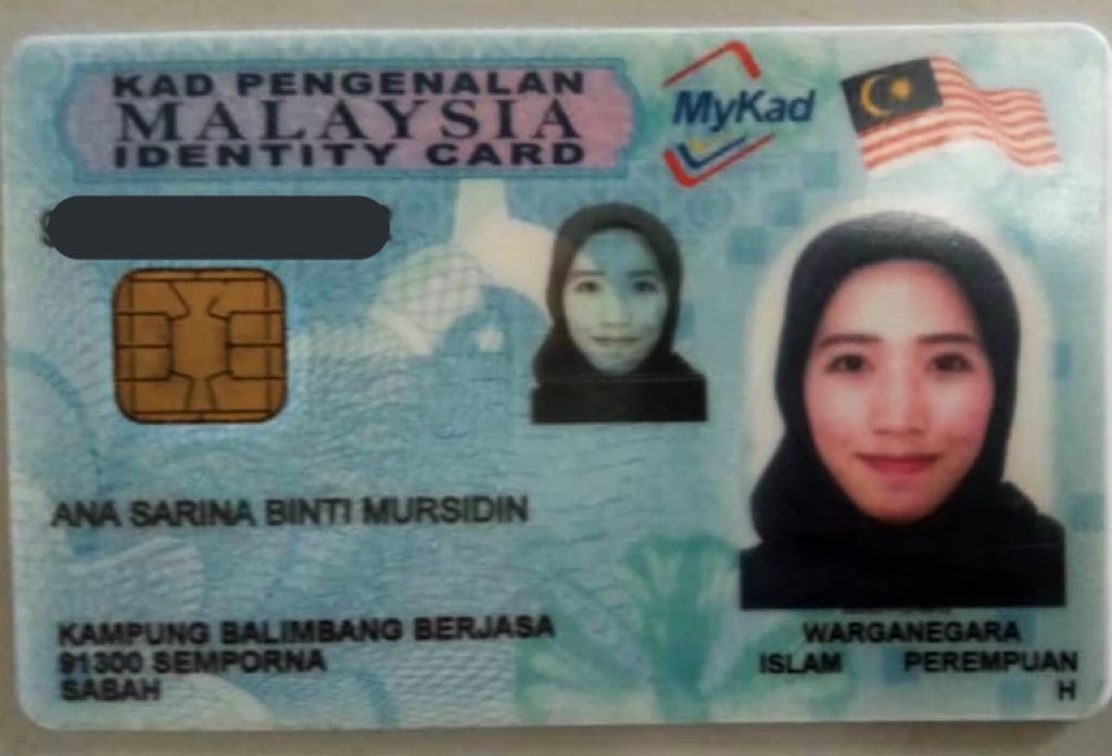 kad pengenalan orang sabah Colin Martin