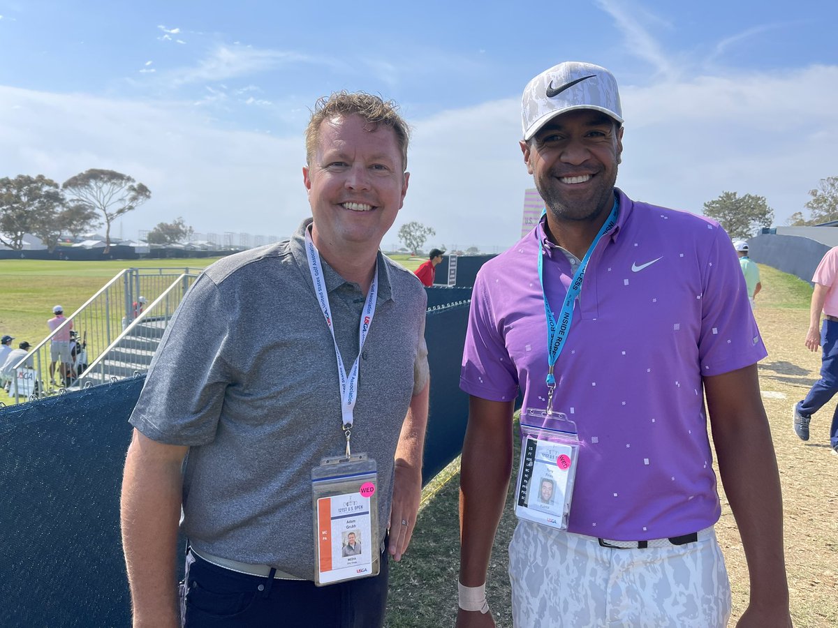 stickandhack's tweet photo. He met Adam from @stickandhack and a few months later he wins the @TheNTGolf ! Congrats @tonyfinaugolf!! #stickandhack https://t.co/fzt0g4lTA2