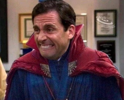 tojifushigurhoe's tweet image. dr. strange after fucking up the multiverse because a kid asked him to perform a spell