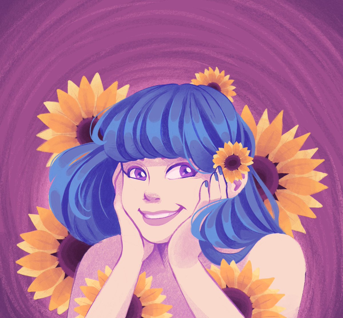 Luciafaccini's tweet photo. omg hi! #VisibleWomen I'm a freelance illustrator, I love doing character design and creating colorful stylized portraits😌Available for freelance work! 
📷https://t.co/U2B2PE2GUC
📧maolyart@gmail.com https://t.co/JEoMexOgw2