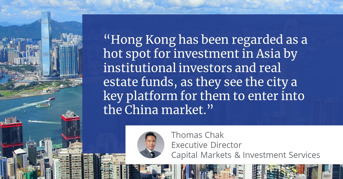 ColliersHK's tweet photo. With increasing #investment activity from institutional investors and real estate funds, Thomas Chak sees that investors are confident of Hong Kong’s property investment market. Watch his interview on TVB to find out more.
https://t.co/UFxkUQSwbo
#ColliersHK #BeExperts https://t.co/trHGU2ofUv
