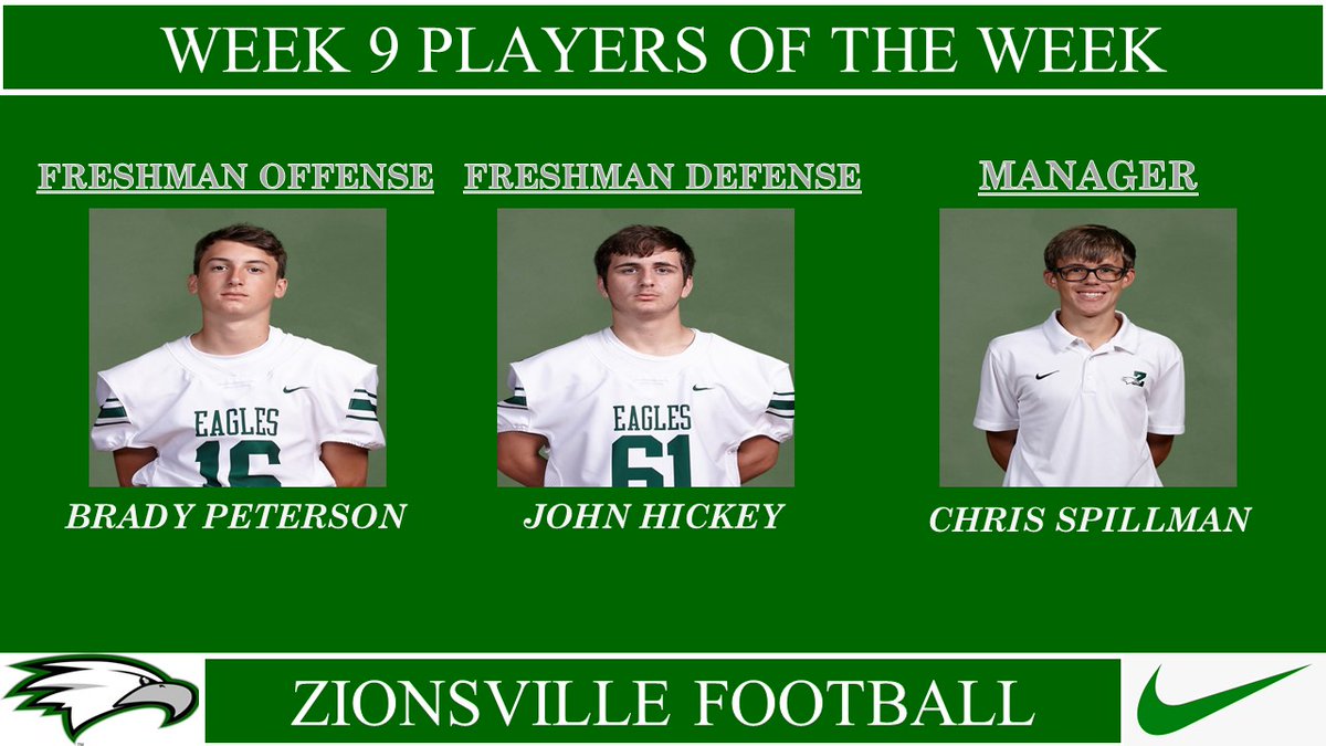 Congratulations to these EAGLES for their performance this weekend. Just a few of many good performances to start the season. Congratulations gentlemen!
#FootballTown #EAGLEPride