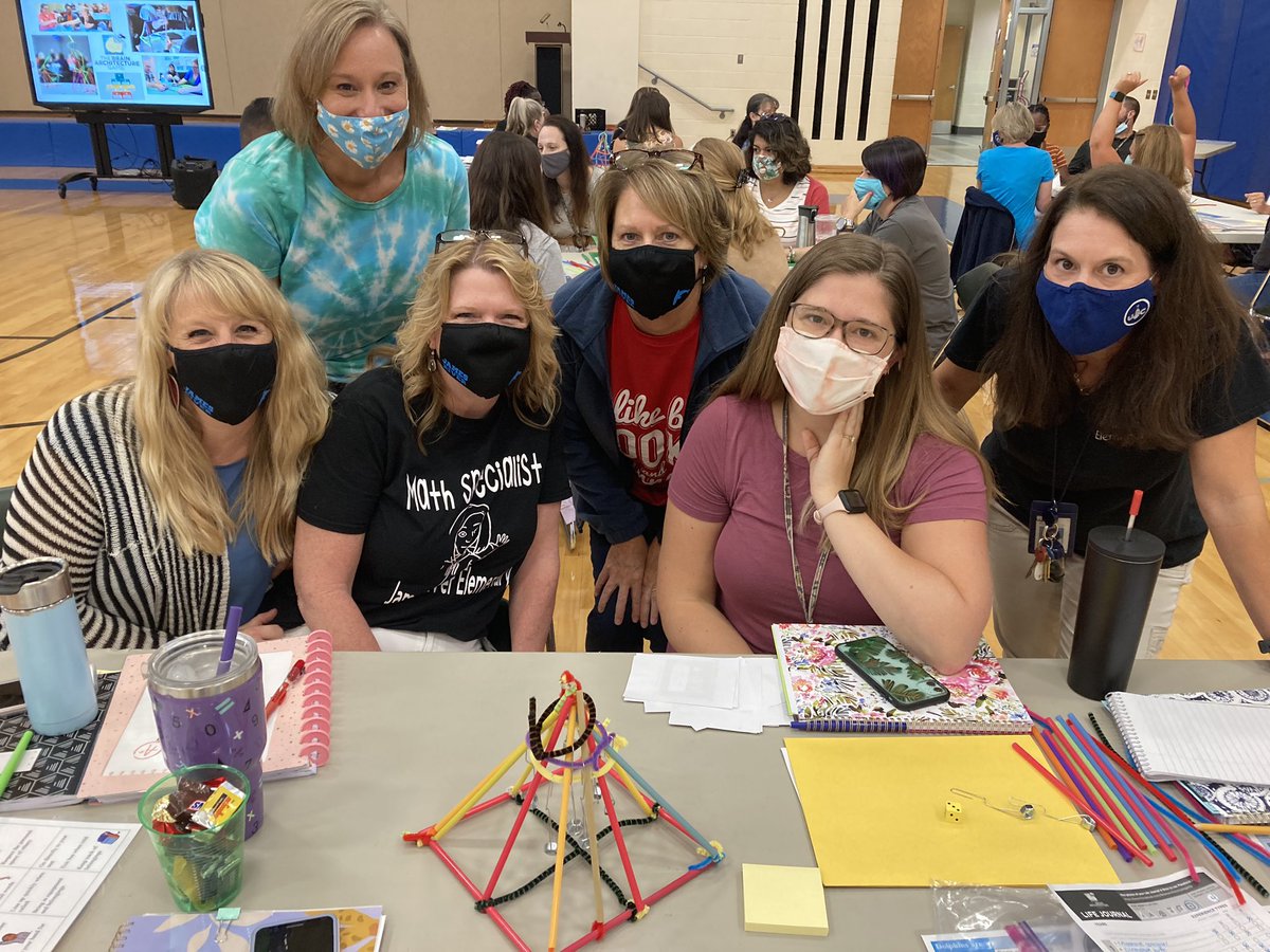 JRE_Counseling's tweet photo. JRE staff “building brains” and a trauma sensitive school! Gave our first PD today—my new counseling crew-mate rocked it! @jamesriverdolph https://t.co/hgDhv5x4wc