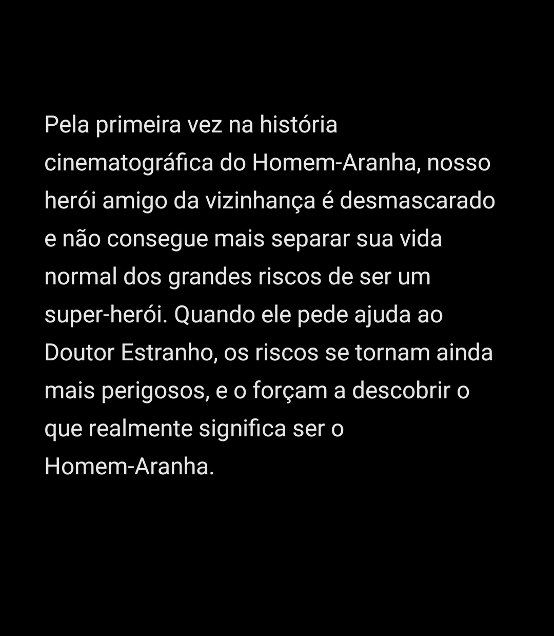 Spider-Man Brasil 🕸️ on X: 🚨 Nova sinopse de #SpiderManNoWayHome no site  da   / X