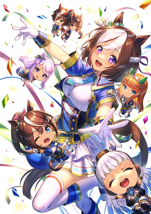 祝ハーフアニバーサリー! #ウマ娘 