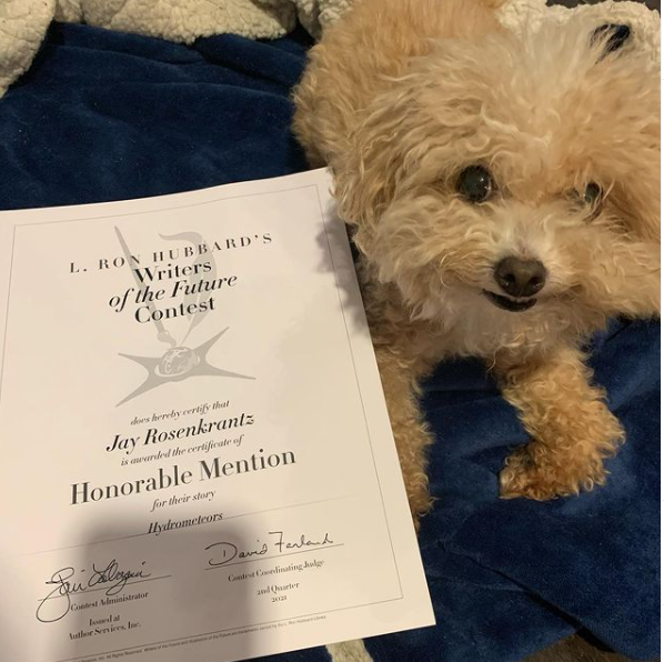 jayrosenkrantz's tweet photo. my writing partner and I won an award https://t.co/g6ldPvXoML