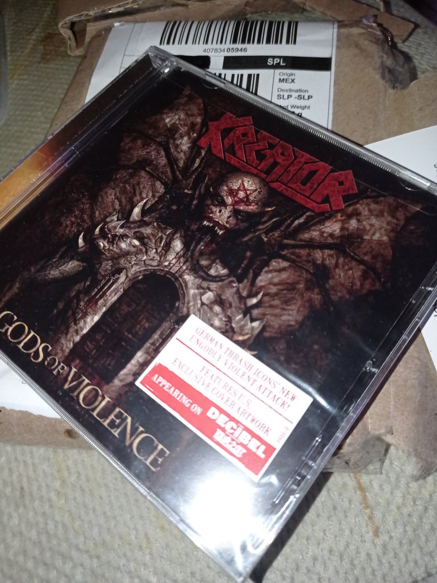 XIBILXIC's tweet photo. tarde pero llegó 👊😲 🤭
#kreator #godsofviolence @kreator @kreator_japan 🤘😯🤘 https://t.co/HHgc8cfp4r