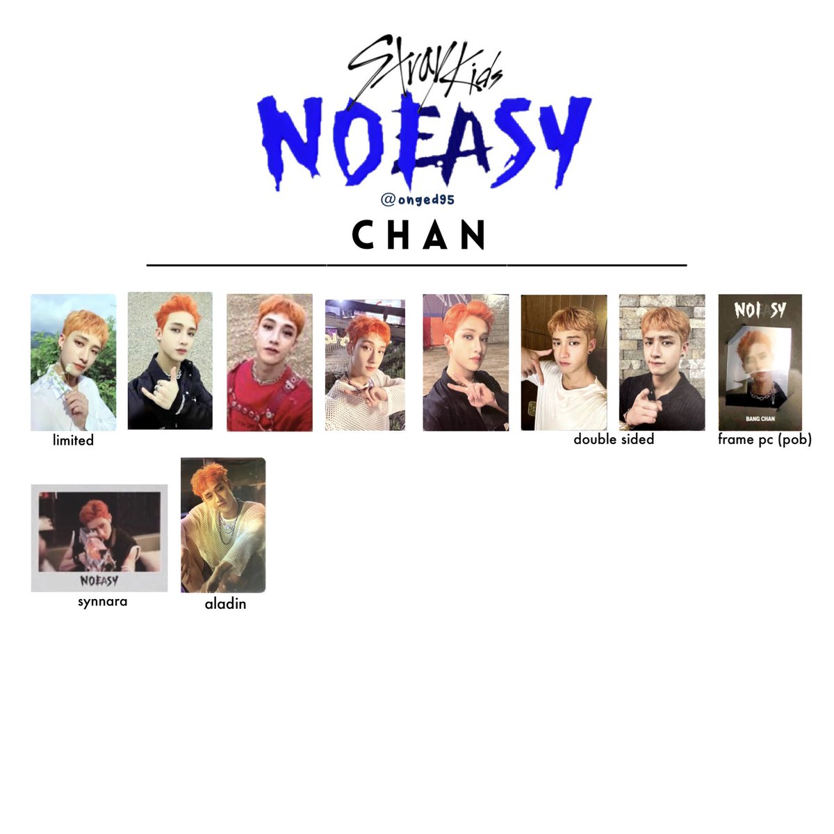 Stray Kids Changbin noeasy ラキドロ 2枚セット Stray Kids Changbin noeasy ラキドロ 2枚セット Stray Kids NOEASY