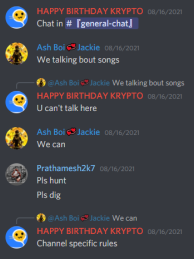 totes_taters's tweet photo. @MasterDiddySan @jrnickerson24 @DirenPCR @bLobs_3971 And your "new mod" says you cant chat in #bot_chat and gotta switch channels every time if they wanna talk about a song. The description box literally says "Pretty much #general2" https://t.co/LBGokiRs6y