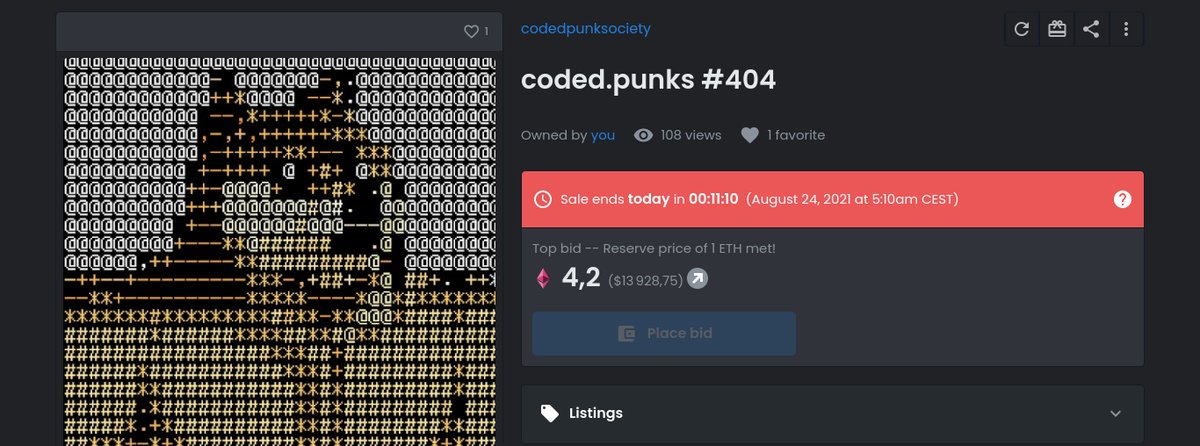 codedpunks's tweet image. ;// WTF SERS 🐶🚀 #codedpunks #404 is OUT 🚨