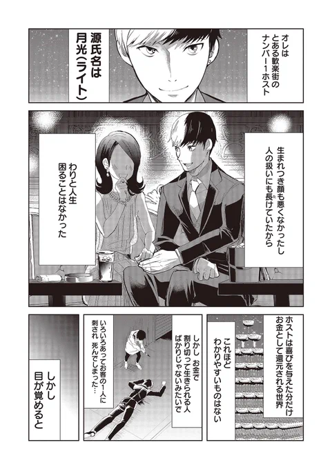 NO1ホストがネコに転生する話① 