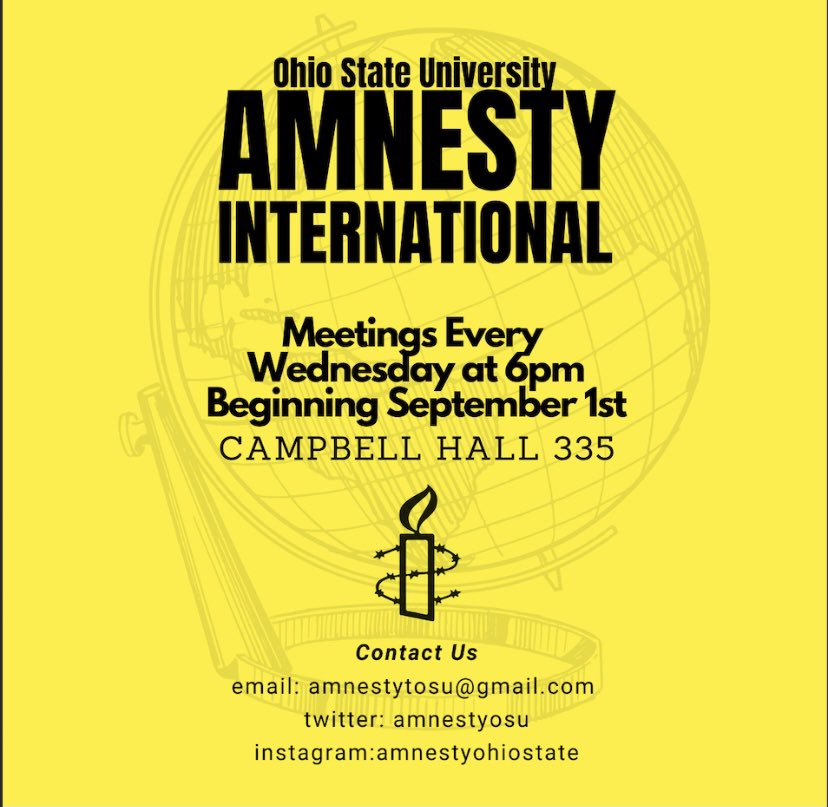 Amnesty International at the Ohio State University tweet media