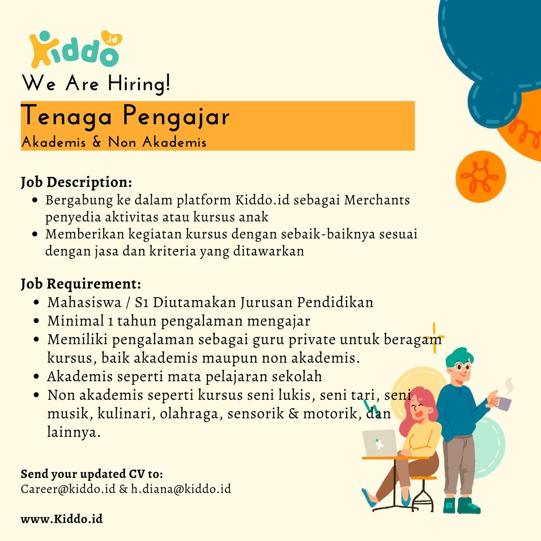 Hijriati Dianaponti On Twitter Hi There Https T Co Xb8ml2ed3k Opens Opportunities For Those Of You Who Want To Start A Career Or Looking New Experiences We Have The Qualifications Described In The Photo Below