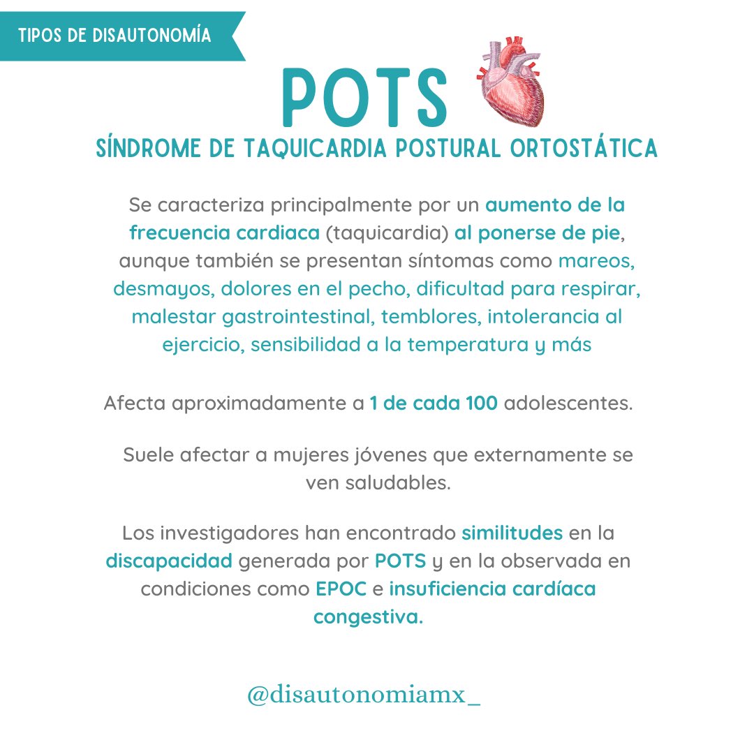 Informações sobre Pots e Disautonomia: Síndrome da Taquicardia