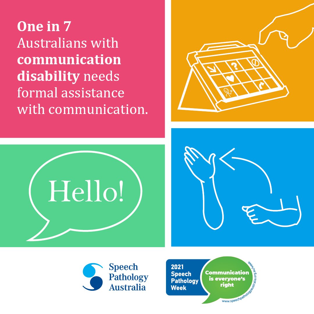 'One in 7 Australians with communication disability needs formal assistance with communication'
CHALLENGE - How do you communicate with a person with a communication disability?
#PerthHillsSpeech #SPWeek #SpeechPathologyWeek #CommunicationRights #PayItForward