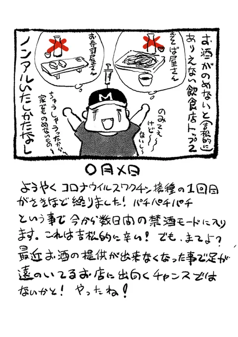 【更新】サムシング吉松さん( @kyasuko )のコラム「サムシネ!」の最新回を更新しました!|第350回 ワクチン接種の1回目が終わりました!https://t.co/c8h280uhOG #アニメスタイル #サムシネ 