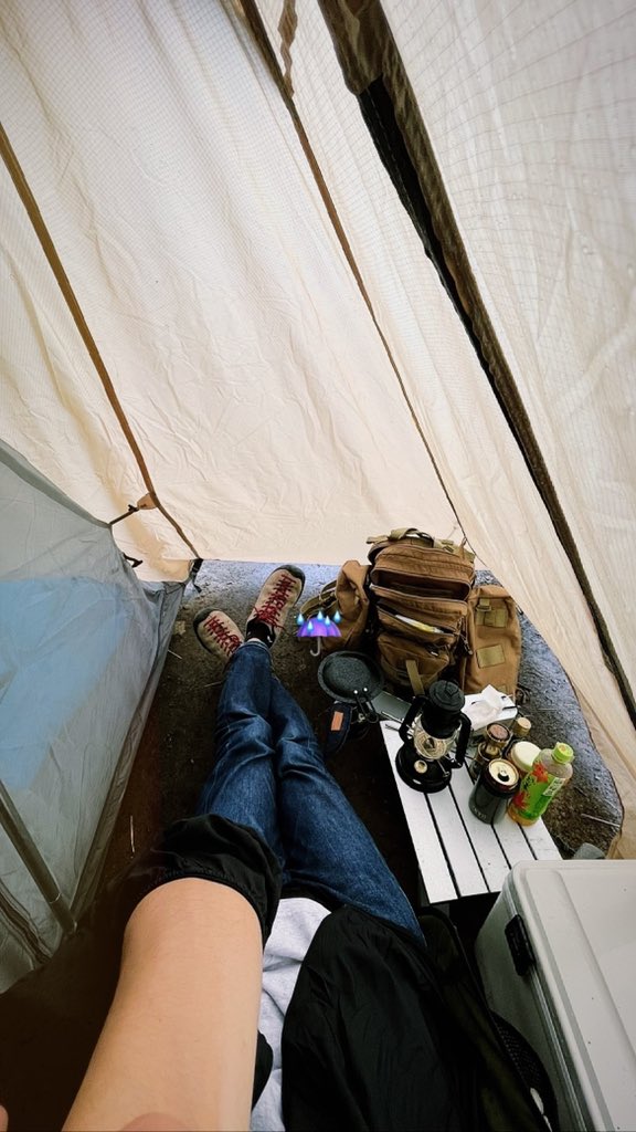 taicha0225's tweet photo. ☔️⛺️ https://t.co/WBb957s1RB