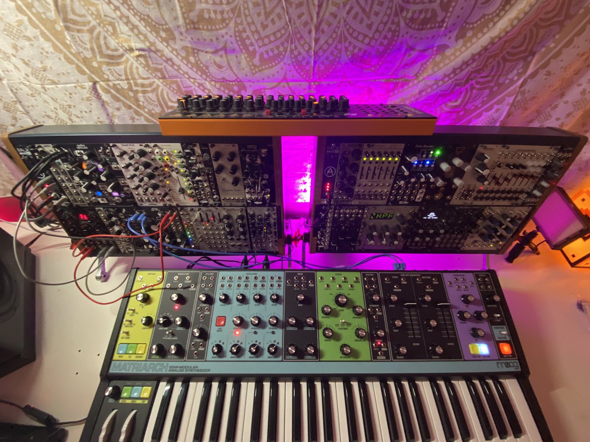 Wuki's tweet photo. I make music so I can buy more synths so I can make more music so I can buy more synths https://t.co/DMncxk6xw8