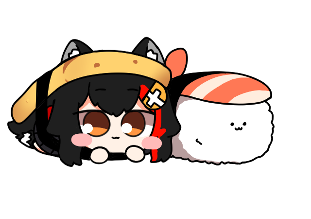 すしおおかみ 青眼 昴 のイラスト