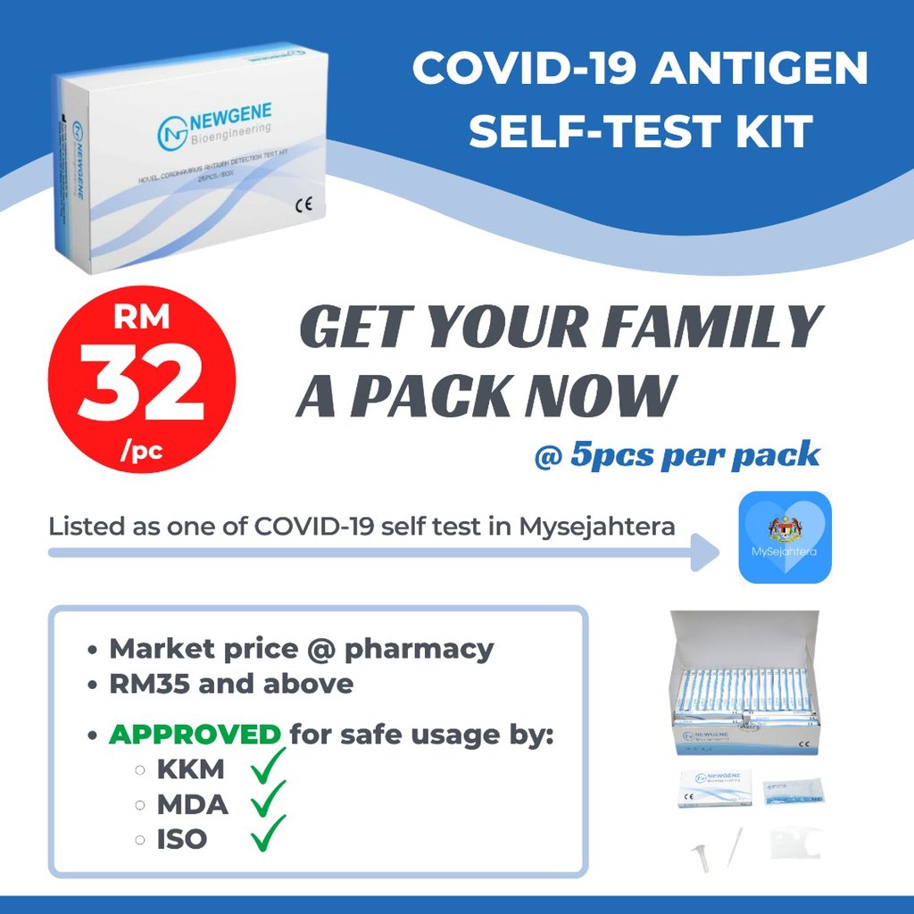 19 kit covid harga test Kit ujian