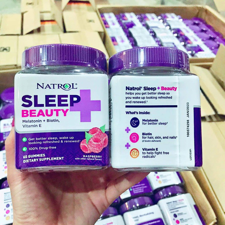 theglamg's tweet photo. พร้อมส่ง💥 Natrol Sleep Beauty เยลลี่ sleep gummies ตัวใหม่ล่าสุด + Vitamin E + Biotin 60 gummies
Gummies รสเบอร์รี่ อร่อย ช่วยให้หลับง่าย + บำรุงผม 
✅ Melatonin ช่วยนอนหลับง่าย ยิ่งขึ้น
✅ Vitamin E  ช่วยให้ผิวสุขภาพดี 
✅ Biotin  ช่วยบำรุงผิว ผม เล็บ ให้แข็งแรง
❤️ราคา  650 บ❤️ https://t.co/MRwtZuN8To