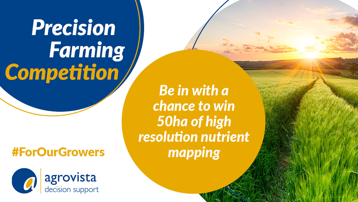 AgrovistaUK's tweet photo. Simply give us your details to be in with a chance of winning 50ha of high resolution nutrient mapping.  It’s that simple! Enter here 👇 (Ts&amp;Cs apply) https://t.co/uJfXuRNQ0S . . #ForOurGrowers #precisionfarming https://t.co/ATAe1vAYtR