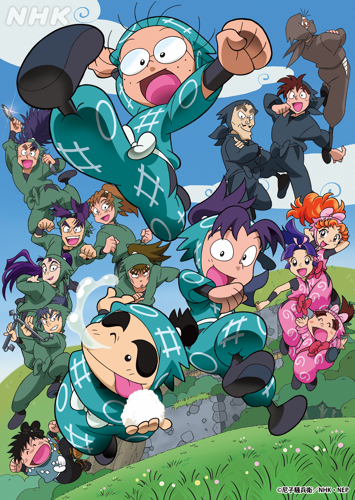 Nhkアニメ 忍たま乱太郎 キービジュアル振り返り 15年放送の第23シリーズ 16人集合です 6年生の個性あふれるポージングにもご注目ください 忍たま 忍たま過去シリーズ絵 T Co Jjqlheniad Twitter