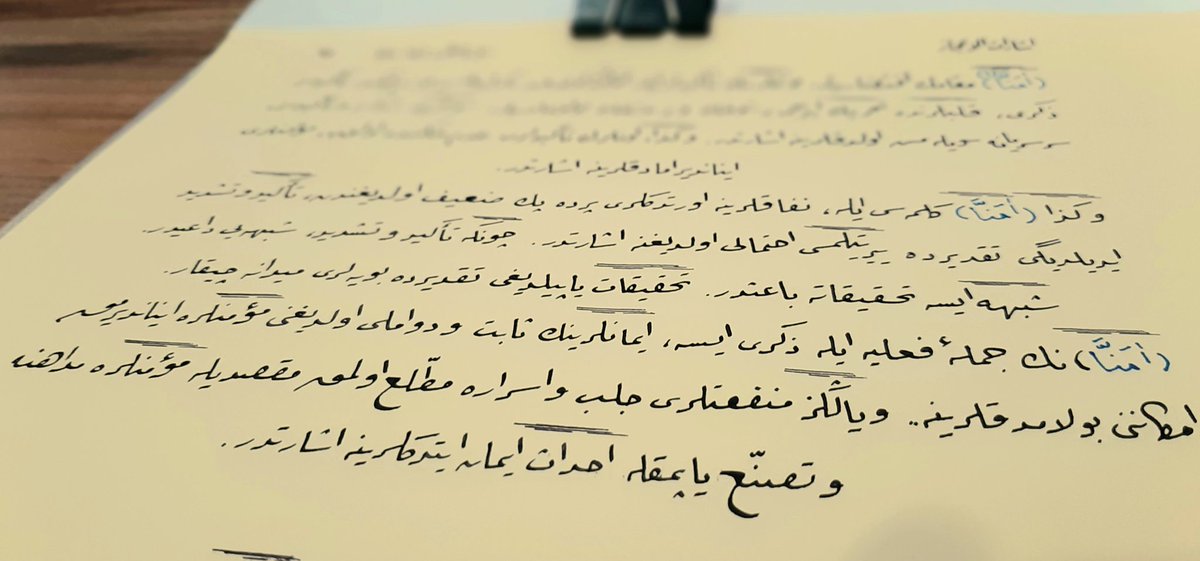 Yazı yazmak bir intisabtır denilebilir.