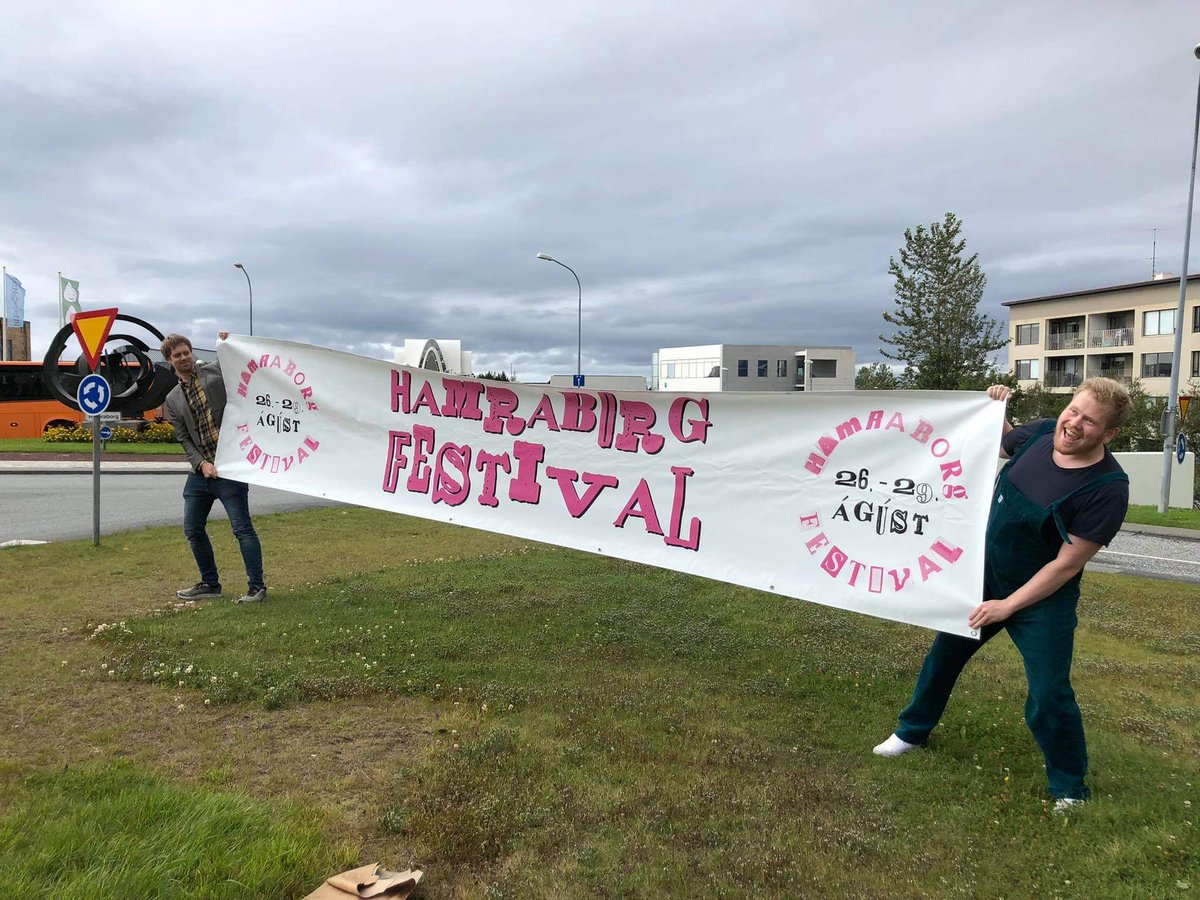 Það styttist í Hamraborg-festival. Opnum á fimmtudaginn. Sjáumst í Hamraborg. #Hamraborgfestival