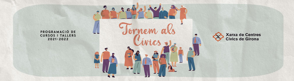 ccivics_gi's tweet photo. Tornem als cívics, la nova programació de cursos i tallers 2021-2022.
📕Ja us podeu descarregar el llibret 
https://t.co/O0NxJSfXSh
🔎Cercador de cursos https://t.co/3ynUI1SgjH
📢Preinscripcions de l’1 al 15 de setembre a https://t.co/rPrQz0ixfe 
#femccivics_gi #tornemalscivics https://t.co/jk3BgFnrSC