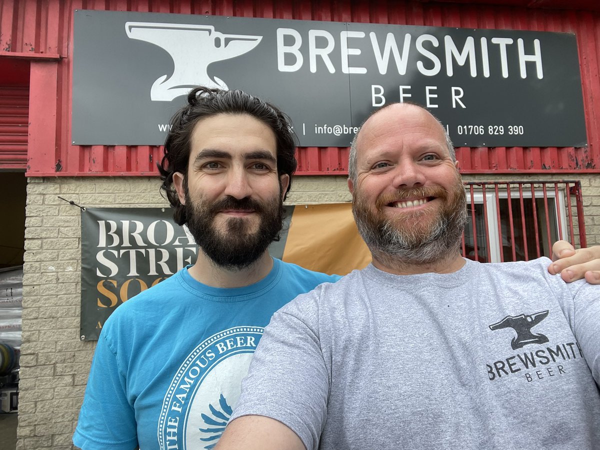BrewsmithBeer's tweet photo. Saying tata to this panhead. Good luck in the Caymans you spawny get. We’ll miss you x @stratabrewco https://t.co/bA85yfA852