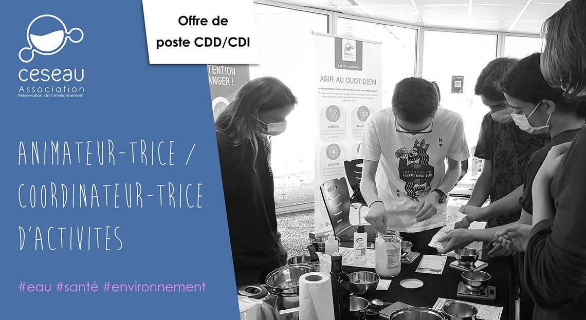 [Recrutement] @ceseau recrute ! 2 postes sont à pourvoir dans cette asso qui œuvre à la préservation de la ressource en eau 💧 et de l’environnement 🌍
➡️ Animateur-trice / Coordinateur-trice d’activités : bit.ly/3yjcc3e
➡️ Service civique : bit.ly/3kiDbqn