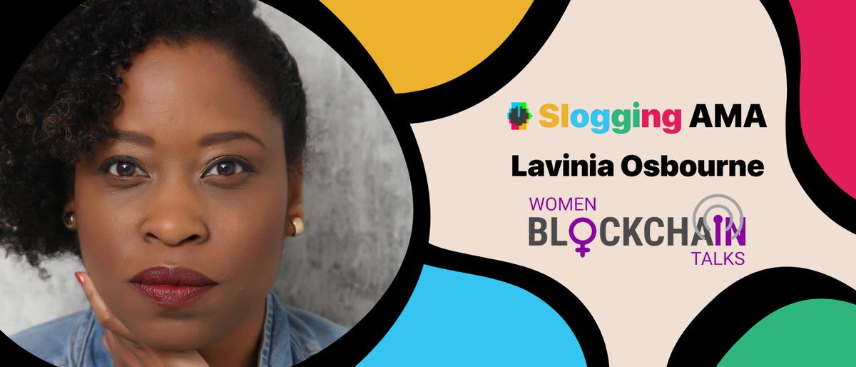 sloggingapp's tweet image. Soon, @LaviniaOsbourne joins @hackernoon for a Slogging AMA. Osbourne is a #Blockchain, #Welltech &amp;amp; #NFT specialist &amp;amp; also award-winning host of Women in Blockchain Talks, an networking and educational platform that shines a spotlight on dynamic women in the Blockchain ecosystem!