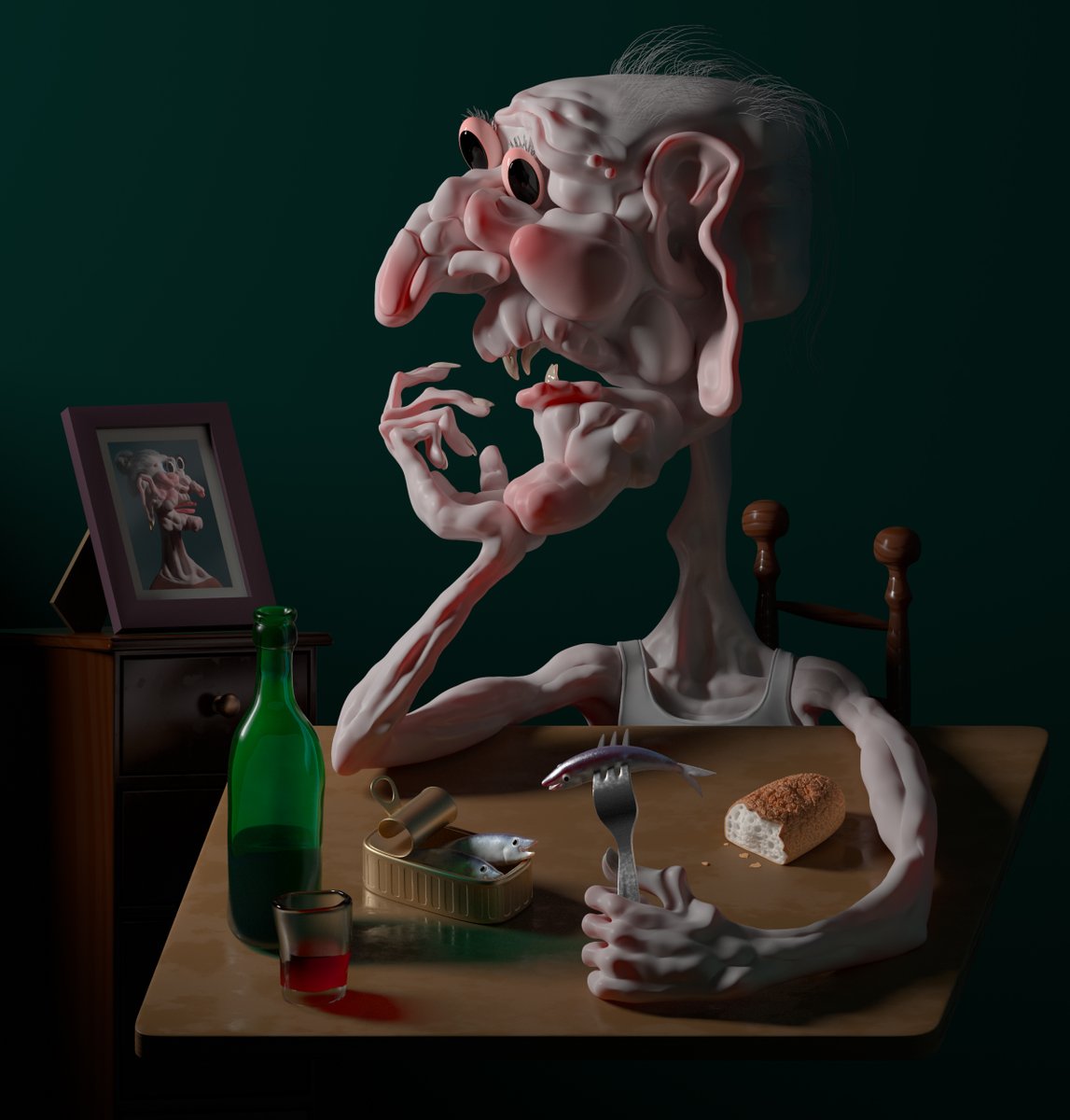 I'm giving away an edition of 'Sardines' I kept for myself. Retweet to win!