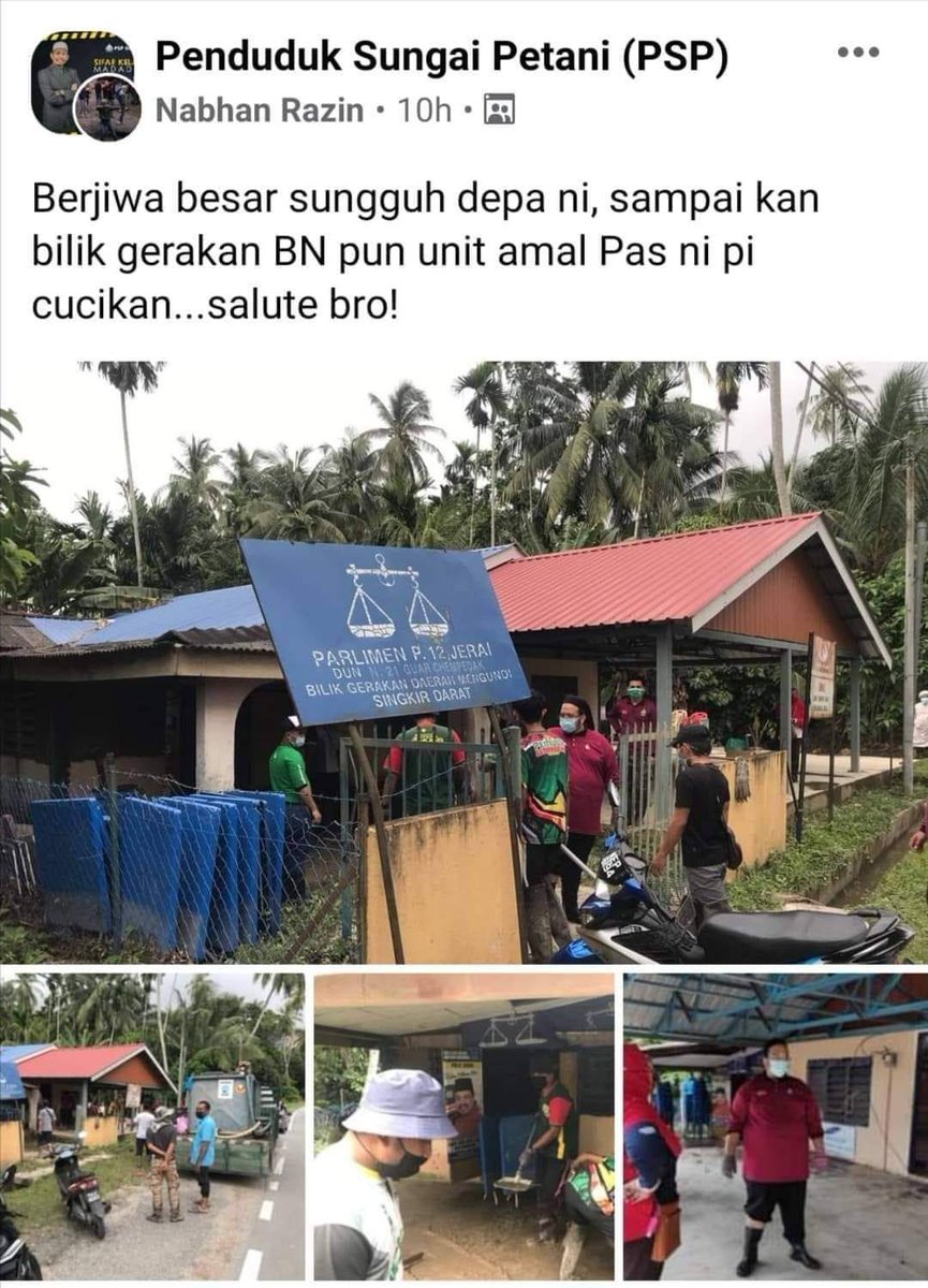 asmak_husin's tweet photo. Jabatan Amal Pas ni sampaikan rumah orang pun pi cuci🤭😁 https://t.co/1SNDO5NRmN