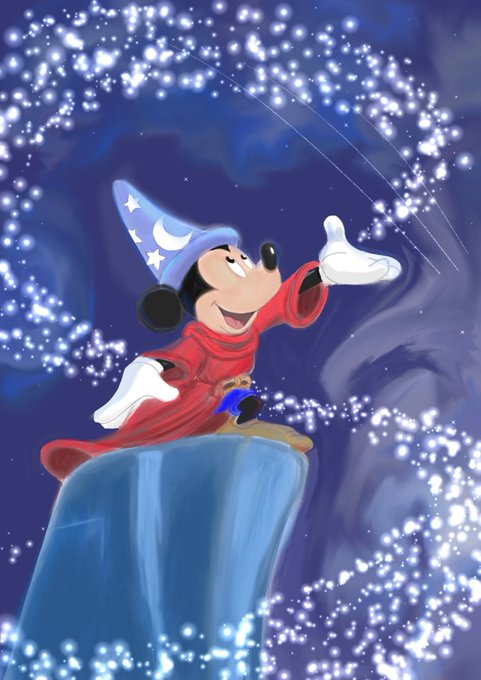 ファンタジアミッキーのtwitterイラスト検索結果 ファンタジアミッキーのtwitterイラスト検索結果