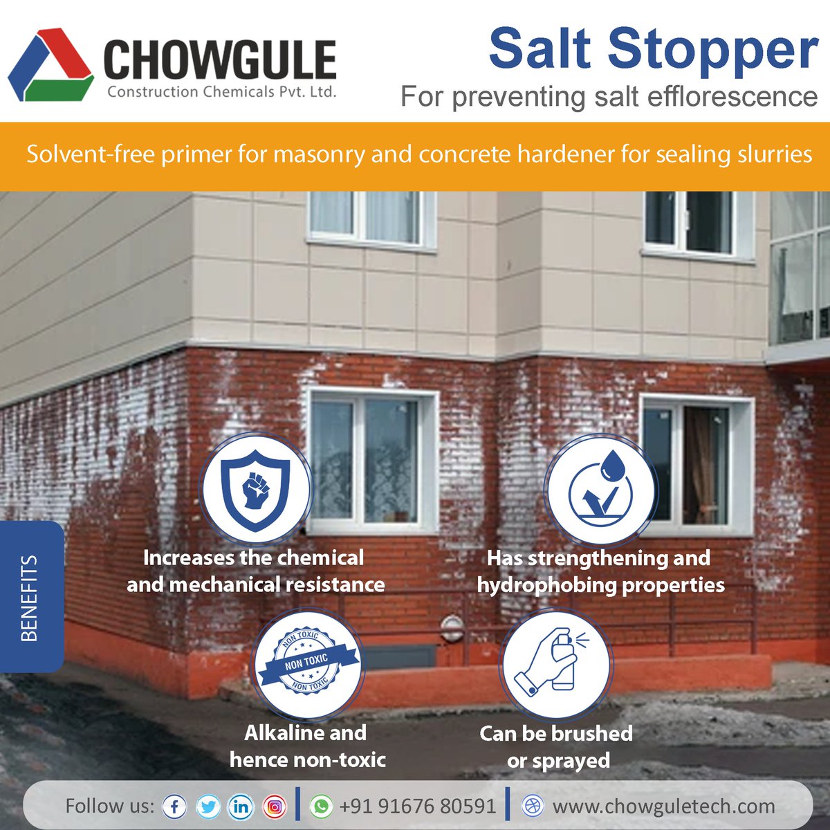 ChowguleConnect's tweet photo. For more details click on the link to connect with us on WhatsApp.
https://t.co/0ZB12UPB23
Visit our website @ https://t.co/1u6hmoVXzX
Follow us on:
https://t.co/CtCNikPXaE
https://t.co/Y79Mmkii8c
https://t.co/7uVTPPaggl
#saltstopper #leakage #strong https://t.co/L3nn3JRqBi