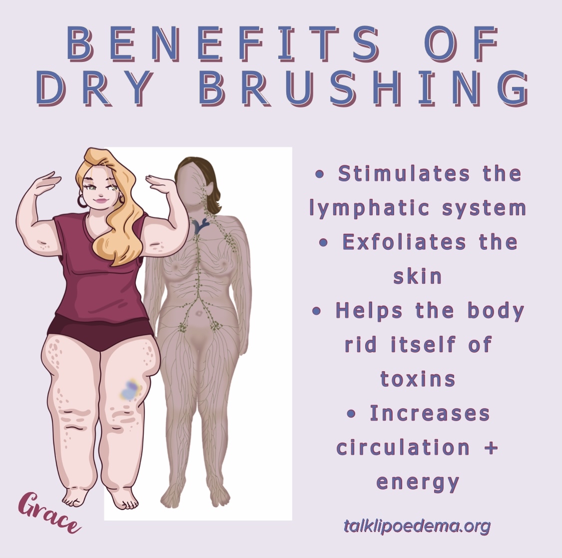 talklipoedema's tweet image. Dry brushing has some fantastic benefits for us Lipoedema/Lymphoedema sufferers. Here are just a few 👆🏼#drybrushing #drybrush #talklipoedema #lipoedema #lipedema #lipoedemafighter #lipedemafighter #lipoedemawarrior #lipedemawarrior #lipoedemaawareness #lipedemaawareness #li ...