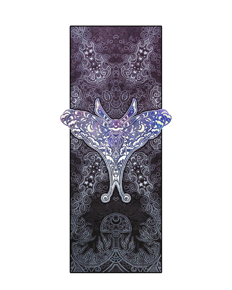natalieviolaart's tweet photo. I worked on a new mandala design and got some extra designs out of that <3 I love moths qq https://t.co/fhucPFd8zJ