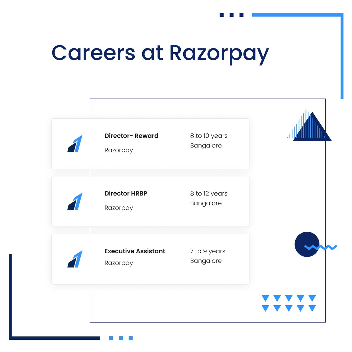 #KnowTheStartup 
Spottabl is #rewiringhiring for Razorpay 😎 the preferred online payment partner🔥 Join this club of innovators, dreamers, and challengers. #CurrentlyHiring for several roles. 
spottabl.com/company/razorp… 👈
#startupjobs #jobs #hiringnow #startups #opportunities