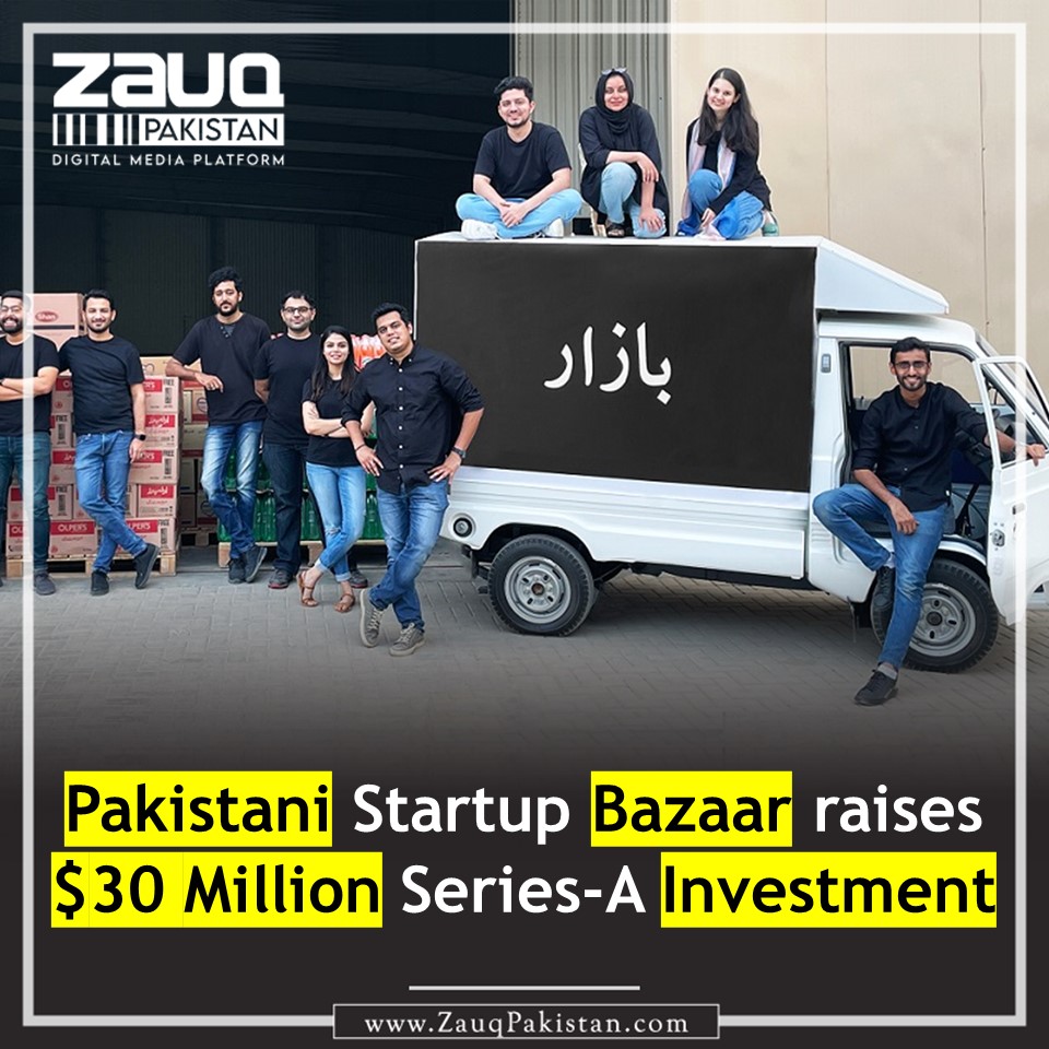 #Pakistani 🇵🇰 Startup Bazaar, raises $30 million Investment in country’s largest Series A 

#Pakistan #EmergingPakistan #Startup #Entreprenuer #Innovation #Youth 
#ZauqPakistan #ZauqPakistanMedia 

@GovtofPakistan @AbdulqadirARY @ImranGhazaliPK 
@Asad_Umar