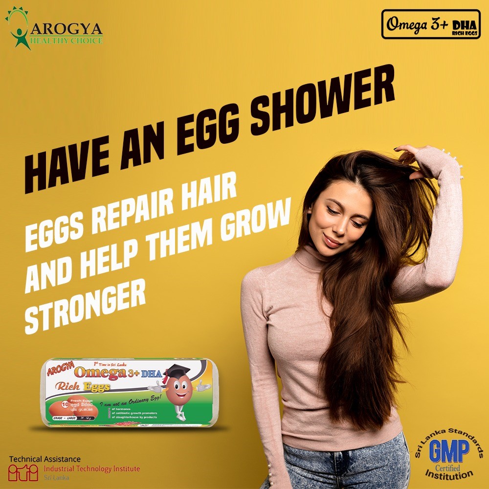Arogyafarm's tweet photo. Apply Raw Eggs on your HAIR at least twice a month.
Egg whites are high in protein, as well as vitamins. 

These nutrients all play a role in hair growth and renewal.
Buy High Quality Eggs in order to get a better result. Thus Choose AROGYA OMEGA 3+DHA rich Eggs. https://t.co/D9V2EN6bIj