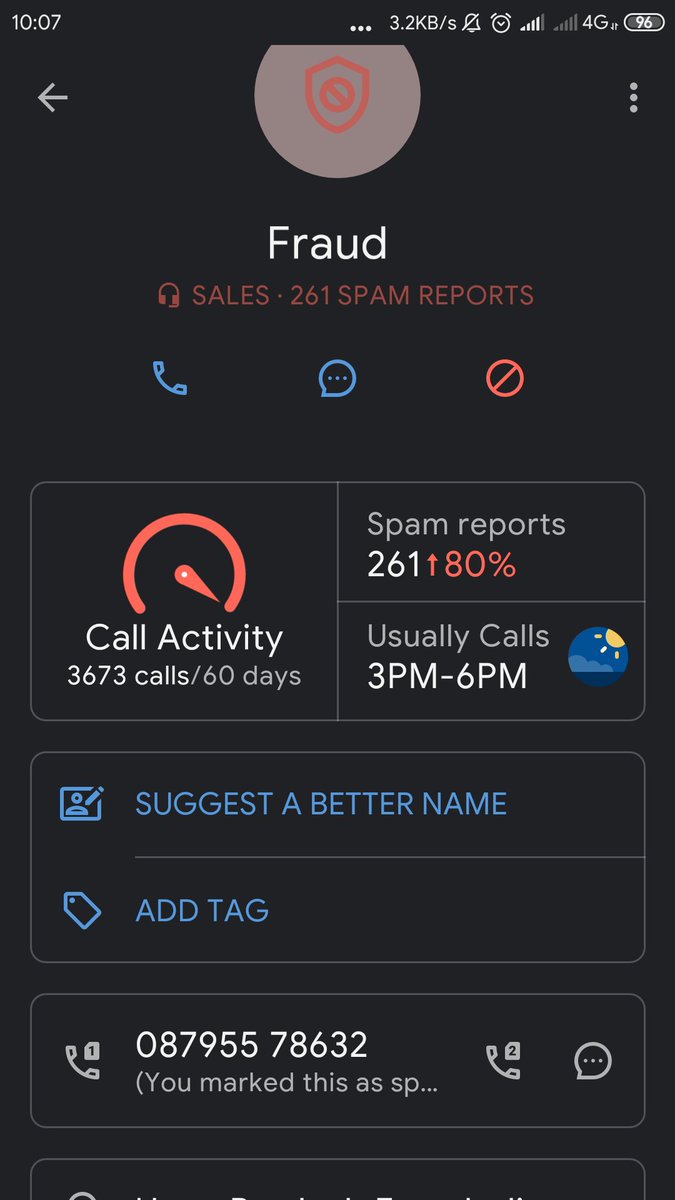 intellectance's tweet photo. #fraud #spam #calls
#intellectance 
#UttarPradesh #truecaller #helpful #blockcalls #trai https://t.co/xXqeaYwM6x
