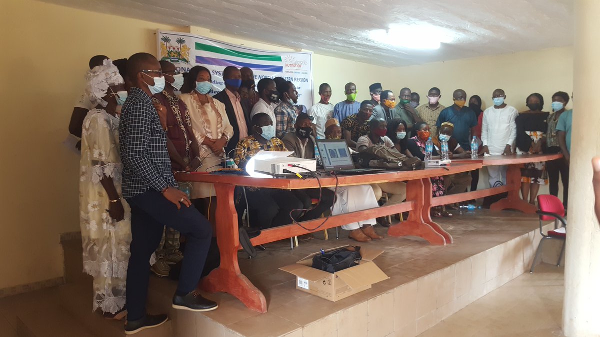 SLeCAD IN COLLABORATION WITH THE SCALING UP NUTRIRTION OFFICE OF THE VICE PRESIDENT SIERRA LEONE UNDERTAKE A FOOD SYSTEM DIALOGUE IN THE NORTHWEST REGION. 
For more on this, Please click on the link below:
facebook.com/slecad.sierral…