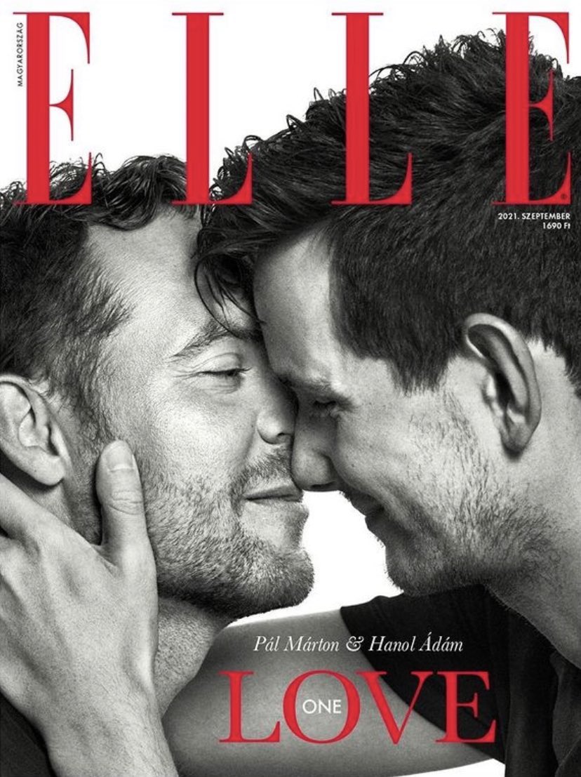 EduardoFRub's tweet photo. Las portadas de la revista ELLE en Hungría son otro nuevo tortazo a la LGTBIfobia institucional del gobierno de Orban. https://t.co/0GPvGlPutM