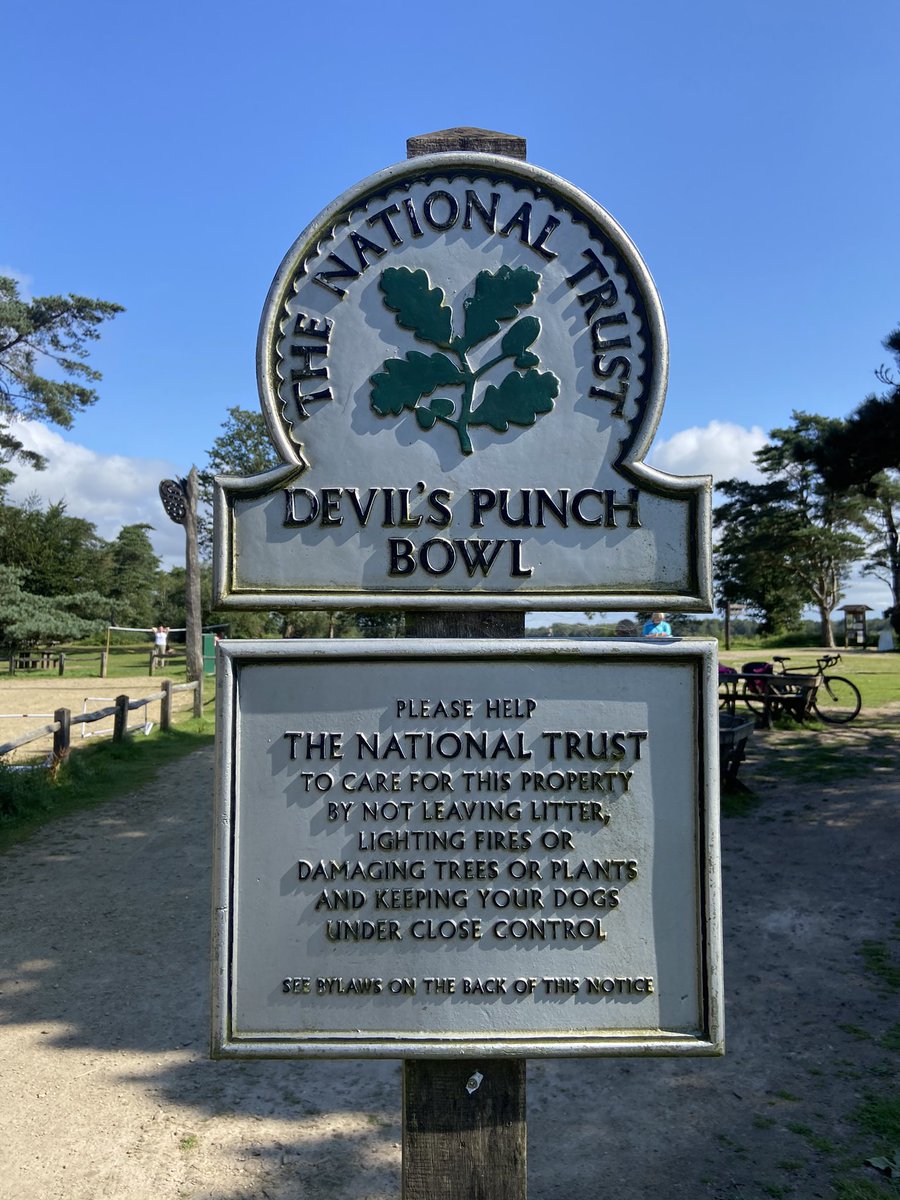 RonnieRubyElsa's tweet image. Ronnie had a fabulous walk at Devils Punch Bowl and Hindhead Common last weekend 😻💜 @nationaltrust 🐕