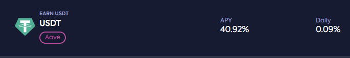 PolycatFinance's tweet photo. Somebody borrowed 95% of the $USDT within @AaveAave on @0xPolygon 👀

Look at that 40% APY for a single stable coin, I wonder how long this will last.

Our vault on: https://t.co/6u2dUMqGkY

#Matic #Polygon #DeFi #Crypto #AMM #DEX #YieldAggregator #PassiveIncome #LiquidityMining https://t.co/snDFTv8C3I