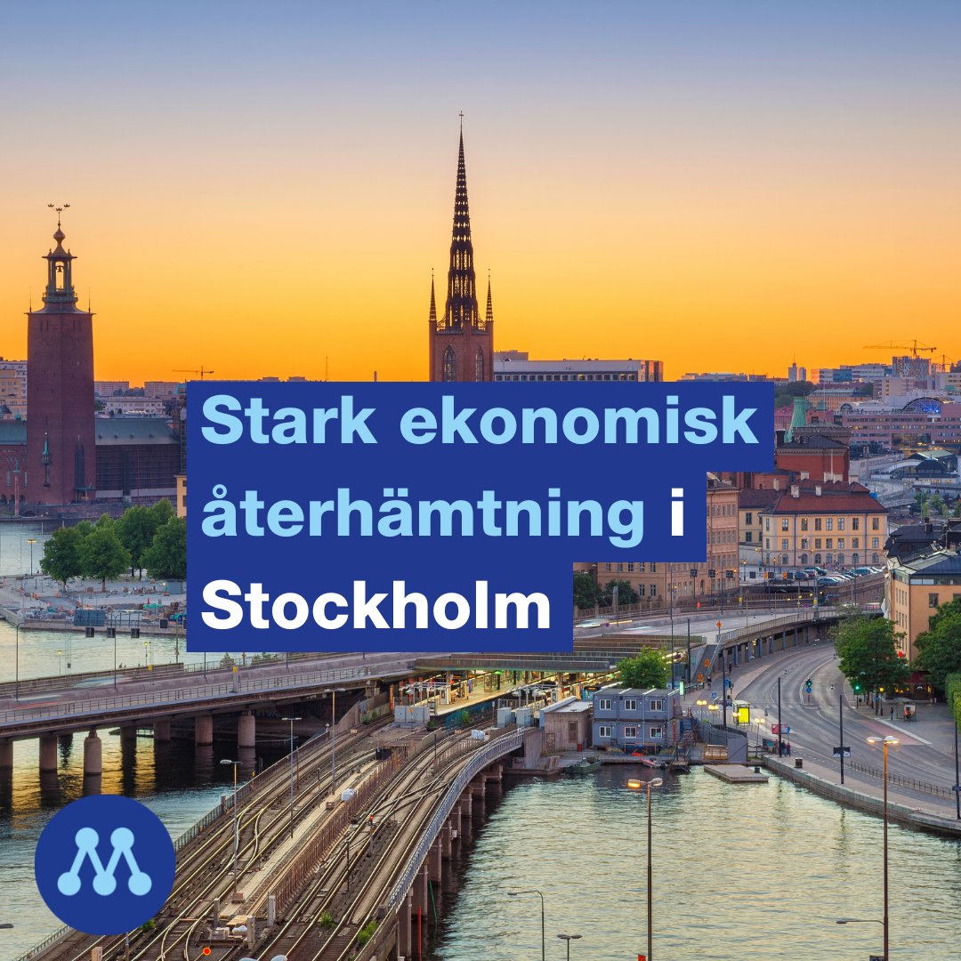 Stockholms ekonomi har återhämtat sig både snabbare och starkare än väntat efter pandemins utbrott. Stockholmsbarometern visar att konjunkturuppgången i Stockholms län ökade till den högsta noteringen sedan mätningarna startade år 2003. 

Det lönar sig med moderat politik!